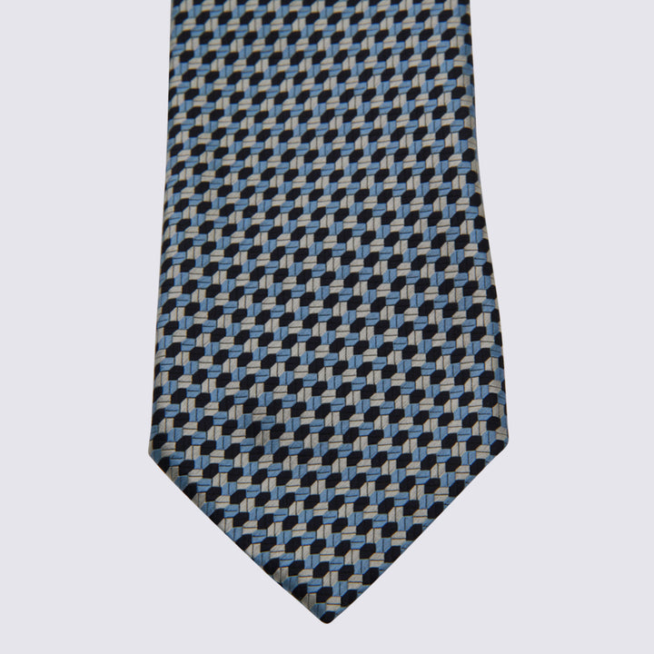 Zegna Ties - Blue and green | d25cb51bdbcd9cf424093b8999f9778d8dae234c