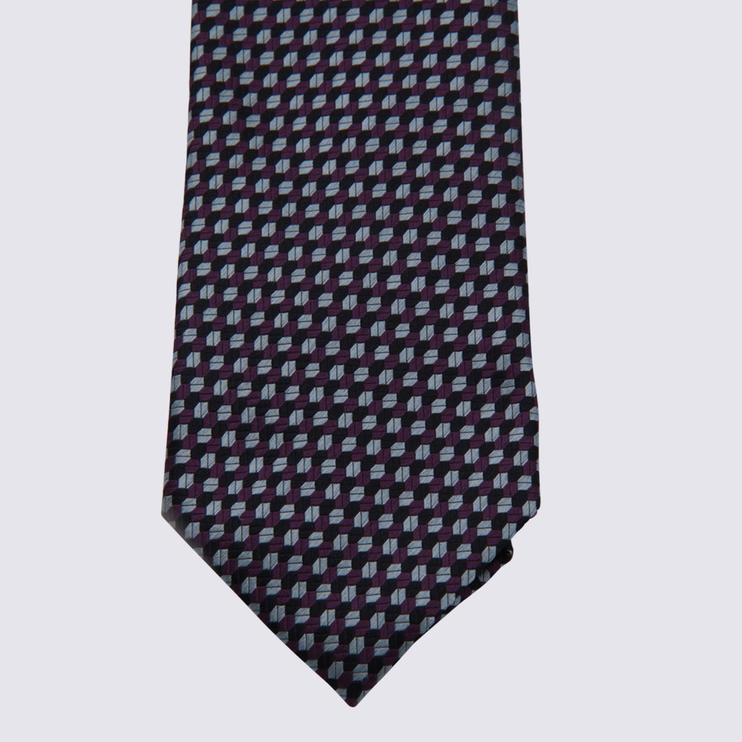 Zegna Ties - Purple | 29998a7f7c6f40b82adfa862c7886ac1a2713e33