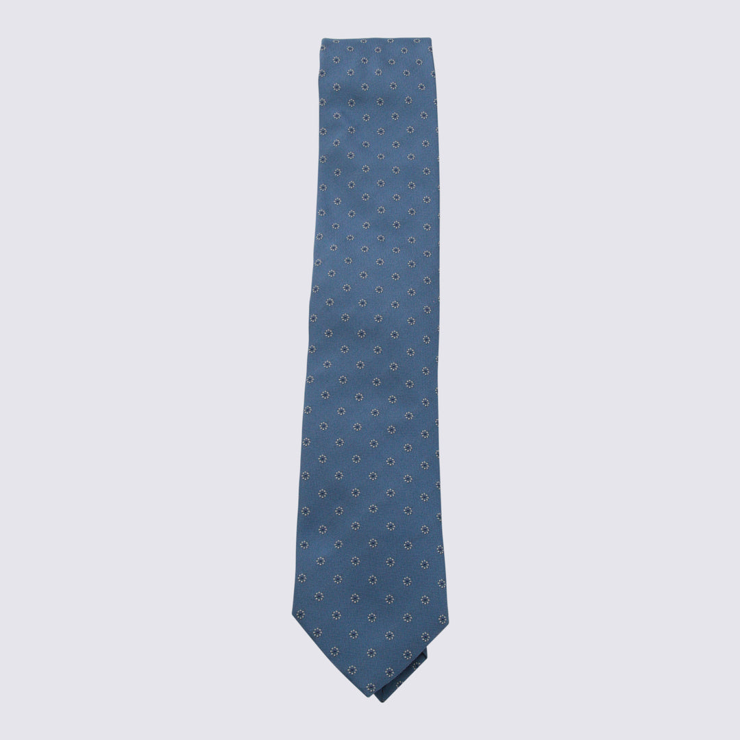 Zegna Ties - Blue and green | 12e913a0efb47605830eb5af24431715c79e4b86