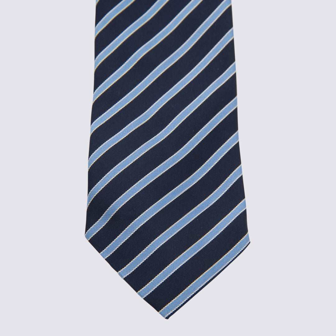 Zegna Ties - Blue and green | f3ae7c84c89d9df211ccf2011500cee3ff13be8f