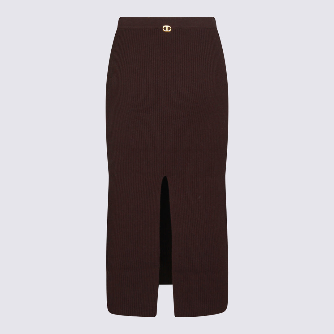 Twin-Set Skirts - BLACK CHOCOLATE | 3a4502860c69e1c41cce50bd0ad8ebcf103ee78d