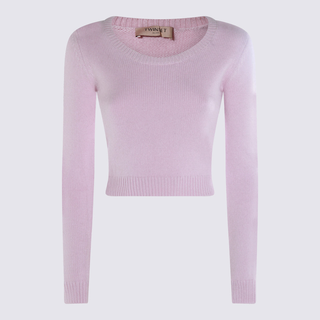Twin-Set Sweaters - Pink Lavender | 16618af26285b6a7231ce93159e62709899edf6b