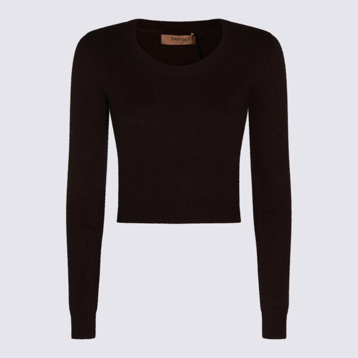 Twin-Set Sweaters - BLACK CHOCOLATE | a113ef12c1dc2dd3fd457656ec9dda76f49065f5