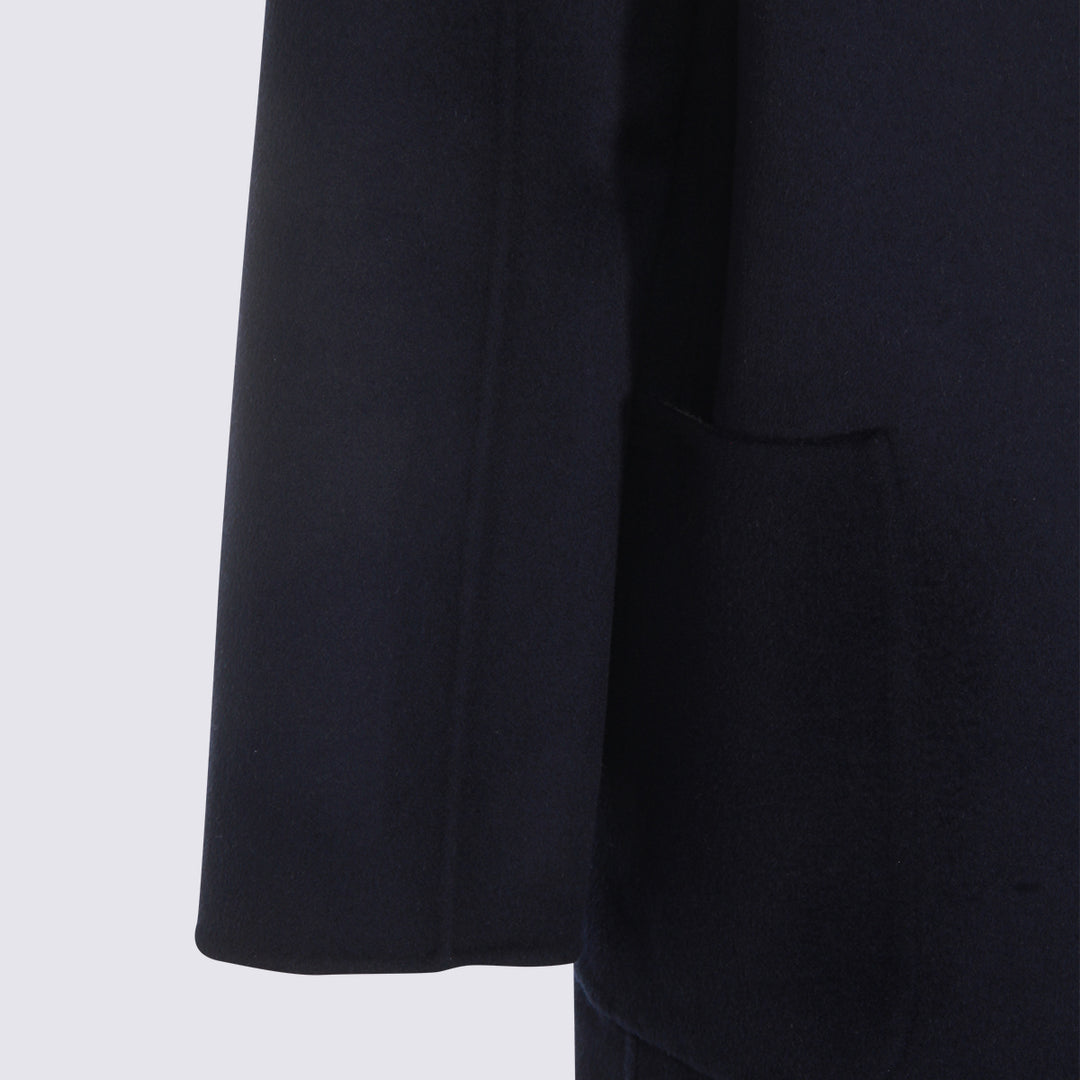 Tory Burch Coats - Blue and green | f17f0149a1f4cbe7b79c2c4db783afbdef05036e