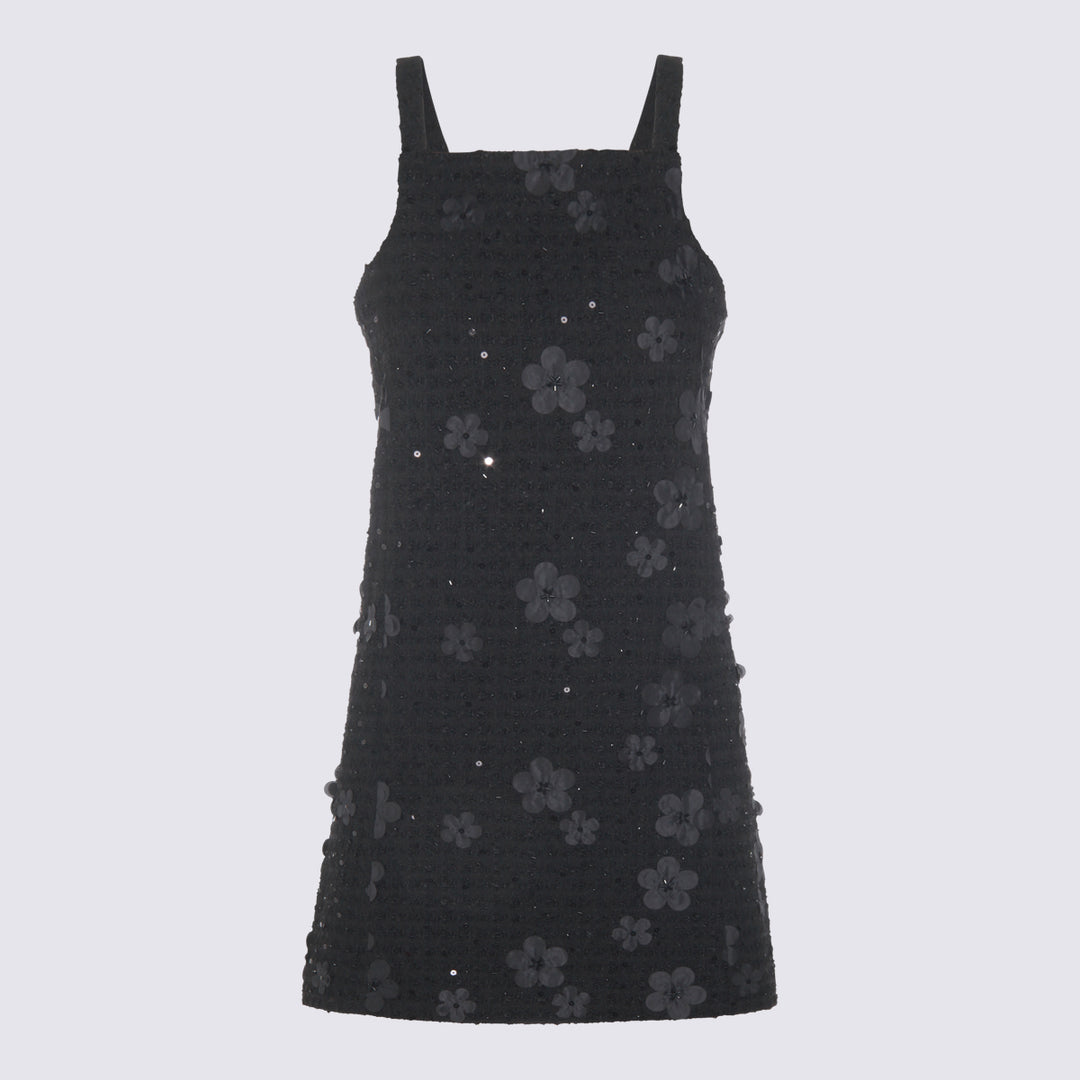 Twin-Set Dresses - BOUCLE'' FIORI NERO | af1d679afd22ca473f330b73d937605295e78ec2