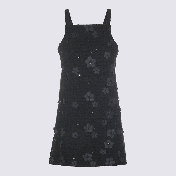 Twin-Set Dresses - BOUCLE'' FIORI NERO | af1d679afd22ca473f330b73d937605295e78ec2