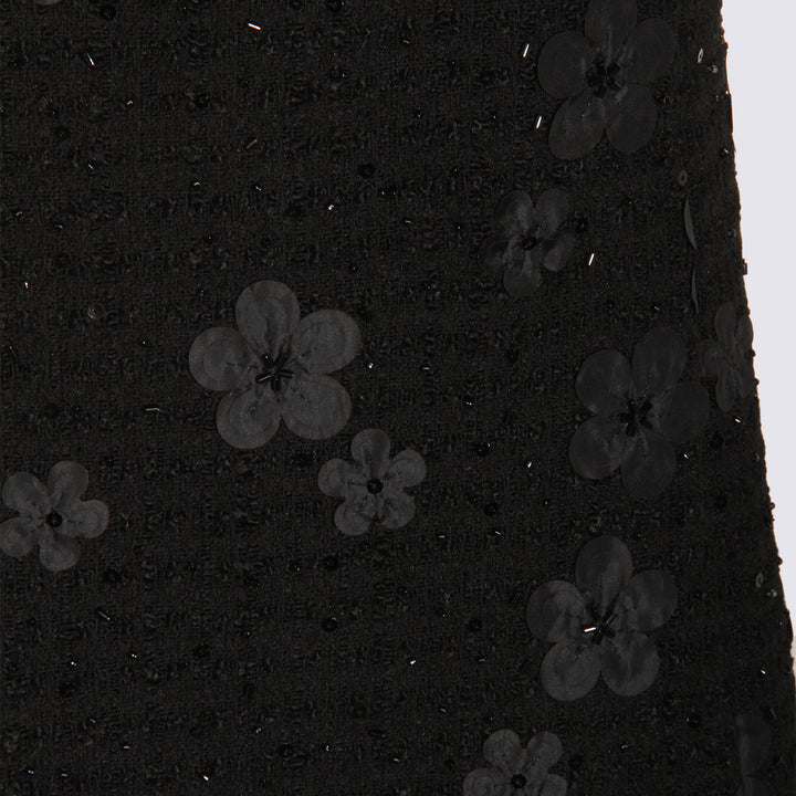 Twin-Set Dresses - BOUCLE'' FIORI NERO | bff92c671962f68db7b2d4097b3447bd3ad47921