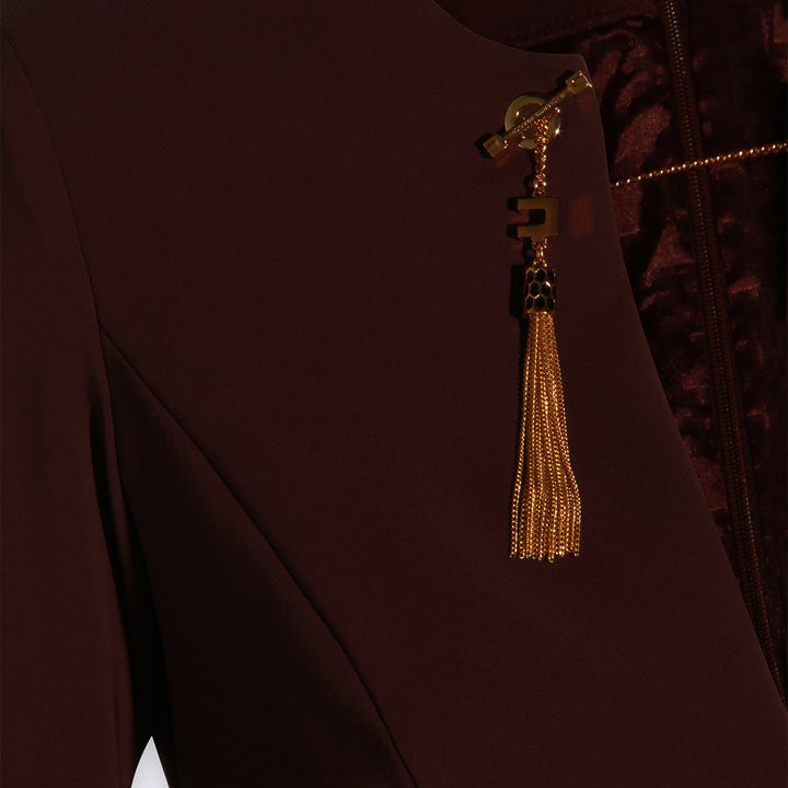 Elisabetta Franchi Dresses - MERLOT | 75b6f97beb5b4ad58710e220baf55716aa96d253