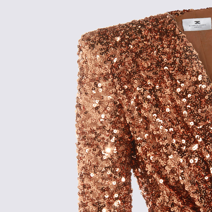 Elisabetta Franchi Dresses - BROWN SUGAR | 8eb1de6d2532c5250c016c3fdaadd52ffeeaba77