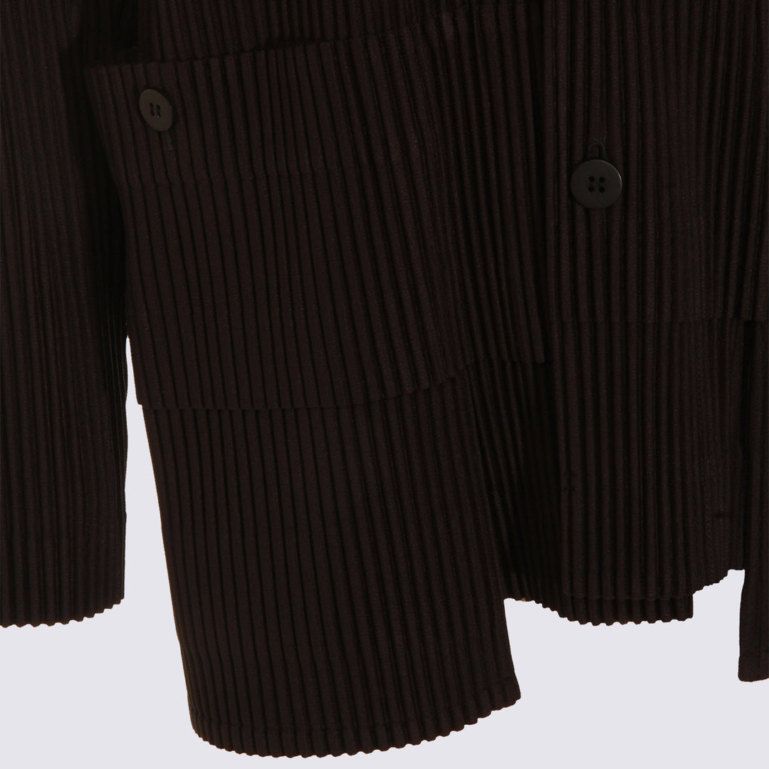 Homme Plisse Issey Miyake Jackets - Blacks and greys | 43822bf27a80fec8f9987a976144ee421ade4b7f