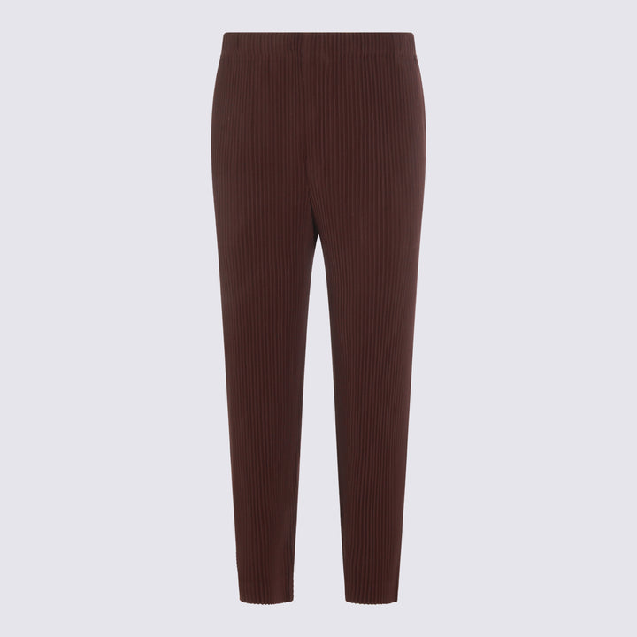 Homme Plisse Issey Miyake Trousers - Brown | 3814b1a9c64128dfdffe662d2e9e37144109f286