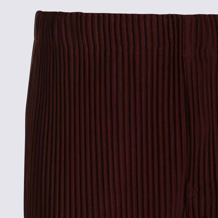 Homme Plisse Issey Miyake Trousers - Brown | d7b6ff860b05703524affca69abe45c584c6ffc1