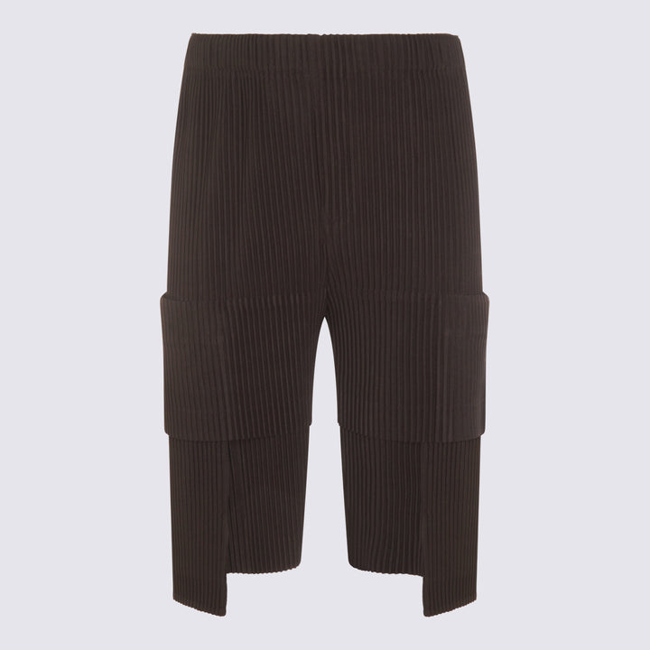 Homme Plisse Issey Miyake Shorts - Blacks and greys | 395154f3c651df89696eb500abc915fc9ed41a58