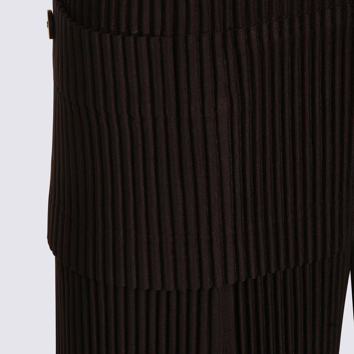 Homme Plisse Issey Miyake Shorts - Blacks and greys | faa3415d4fb7dc24e7cb50ea726cf5b5011790c3