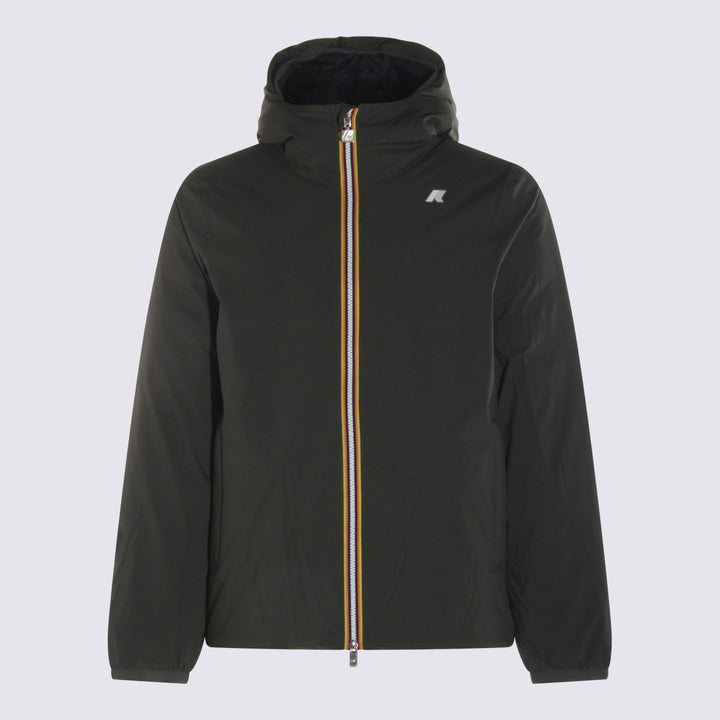 K-Way Coats - GREEN BLACKISH-BLUE DEPTH | 6cfdeee8147a145e1bfc02451850abbafa221b31