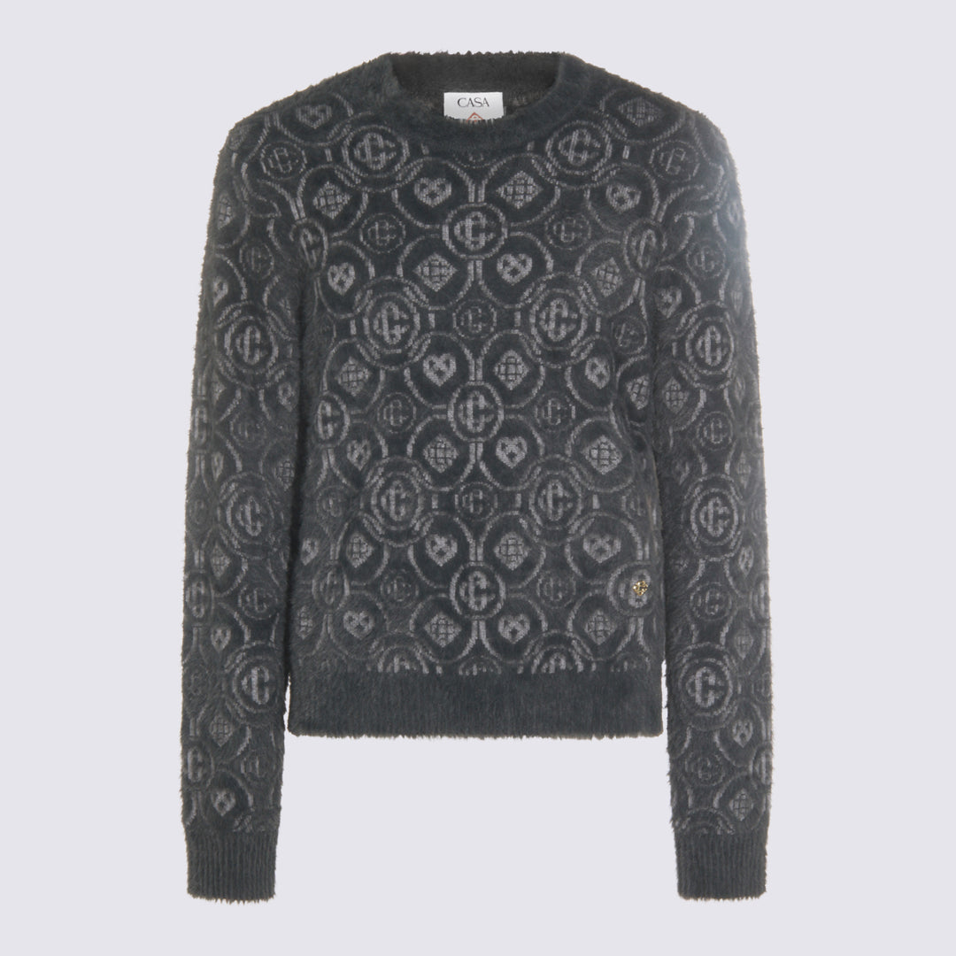 Casablanca Sweaters - Blacks and greys | 55a442f3f9567ad282fcda6fa8b4a08530711cef