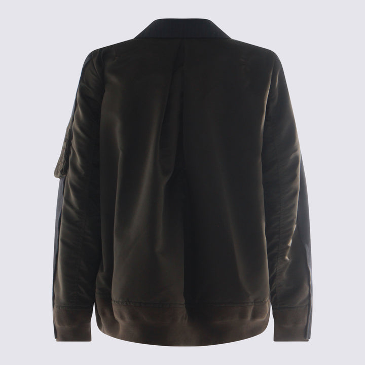 Sacai Jackets - GRAY/KHAKI | e2e45f60e7044d20b4b62ec09aeefe37501fff8d