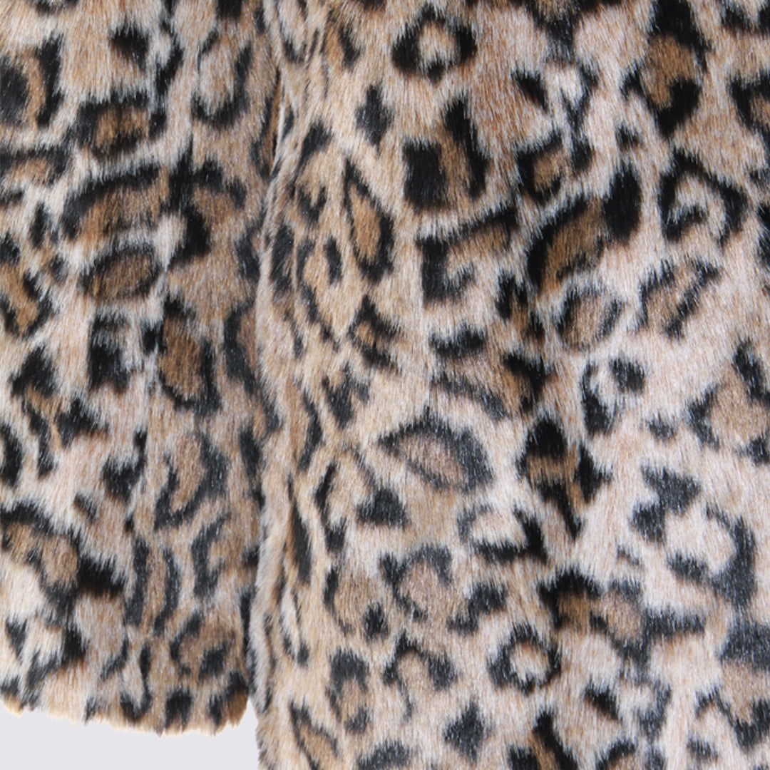 Twin-Set Coats - JACQ.ANIMALIER NERO/COFFEE | 795209f2d6d546c238dfb55a0be840d8dc791e3b