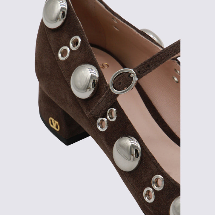 Valentino Garavani With Heel - Brown | eaf17e5f3d12b93d78d67448f0a53a0b39cd367b