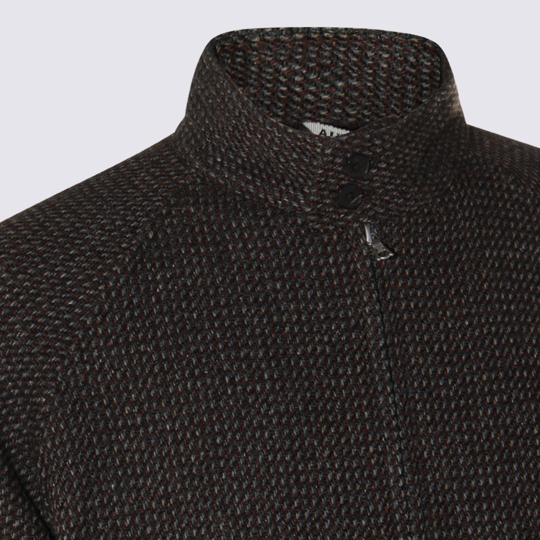 Auralee Jackets - GRAY BROWN HAIRLINE | c657970c90cbf165d800add3cd8017d49382df88