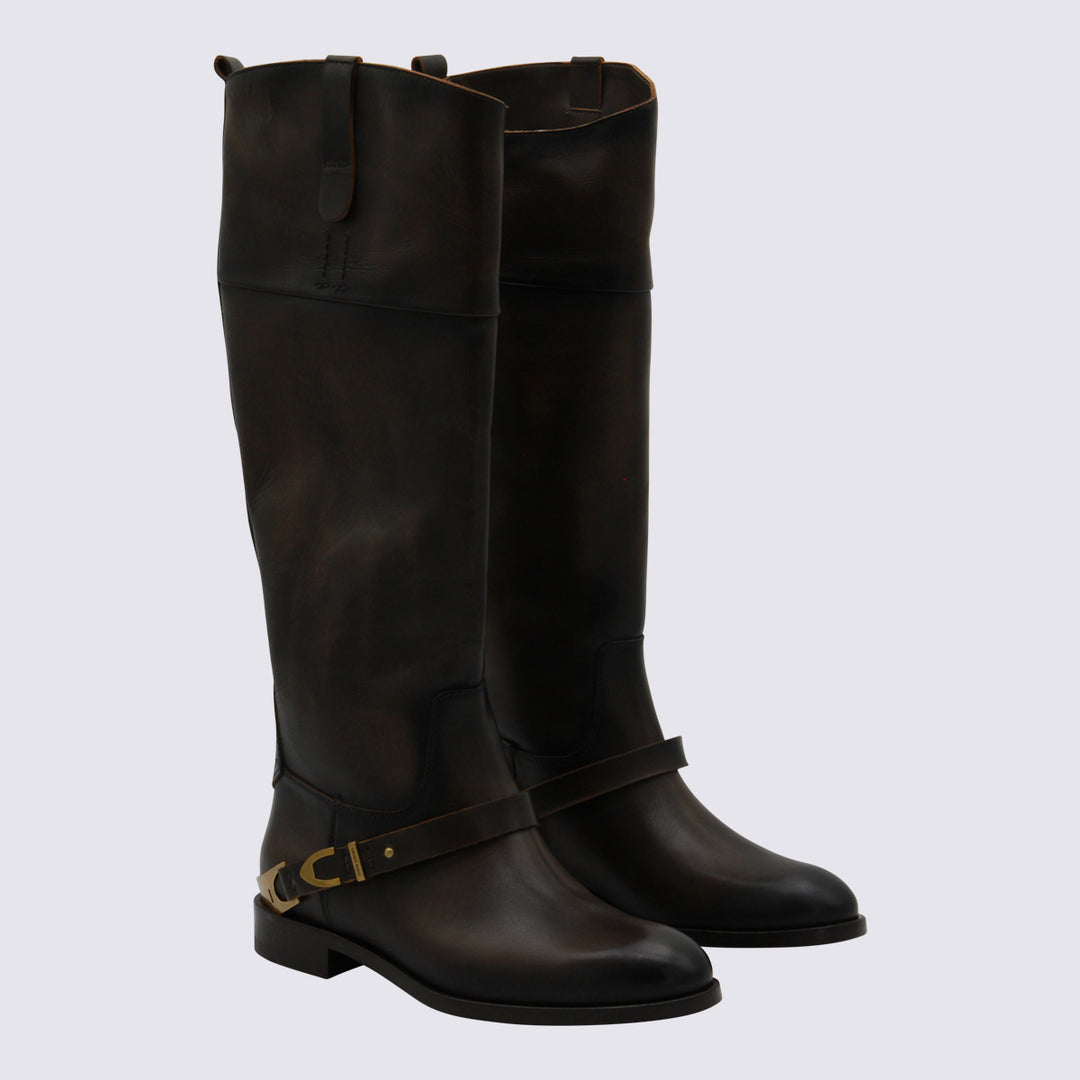 Golden Goose Boots - DARK BROWN/BEIGE | 4967cb1a7bacff262da6270a724e6556715f8ef6