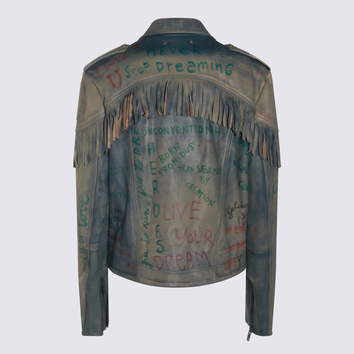 Golden Goose Jackets - CHINA BLUE | 27e6efa7d48efc6ec7e3713908b32f09af479a14