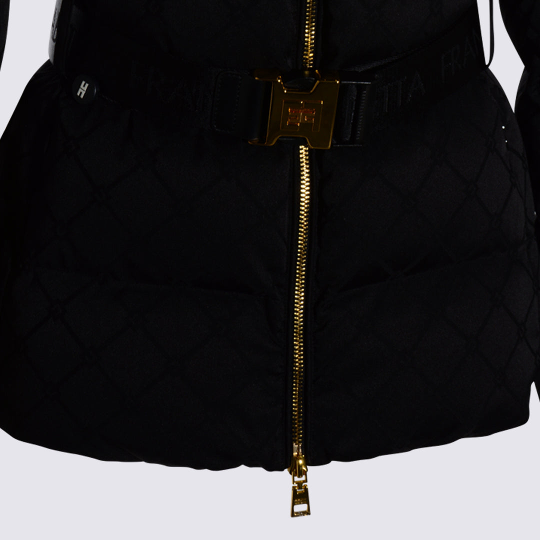 Elisabetta Franchi Coats - Blacks and greys | b41dd74f89c43e1fa5c0e2e44a3118b29901674a