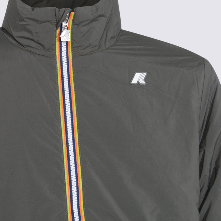 K-Way Jackets - GREEN BLACKISH | 5d2ca0ec20ac5d508d8f12670789dc5b9eb876f5