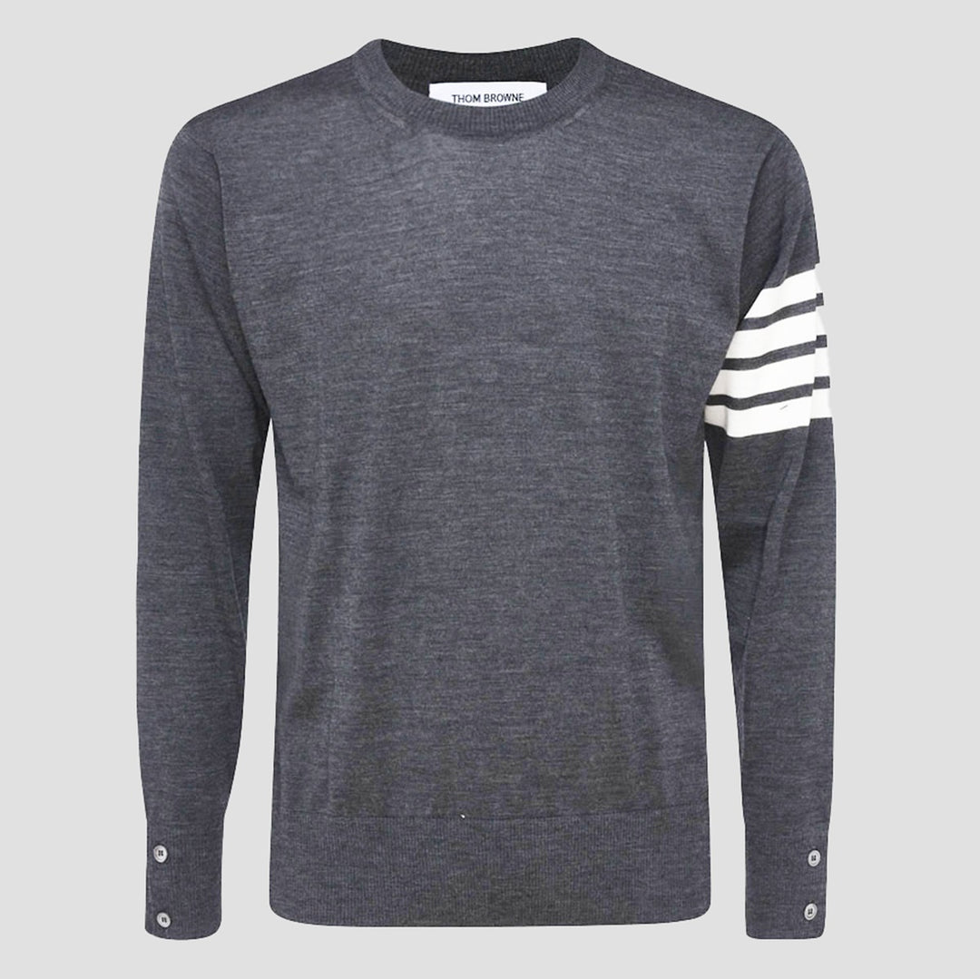 Thom Browne Sweaters - MED GREY | 55bec9108a97cf80a82ddf6792f70ac4735c8a45