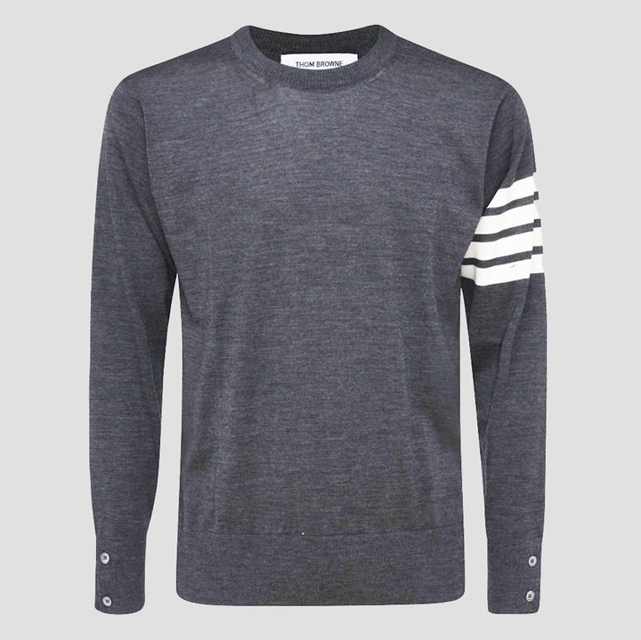 Thom Browne Sweaters - MED GREY | 55bec9108a97cf80a82ddf6792f70ac4735c8a45