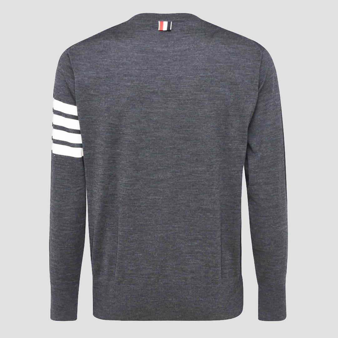 Thom Browne Sweaters - MED GREY | 8555c0a955f360a5def8b41229348f7018f498ca