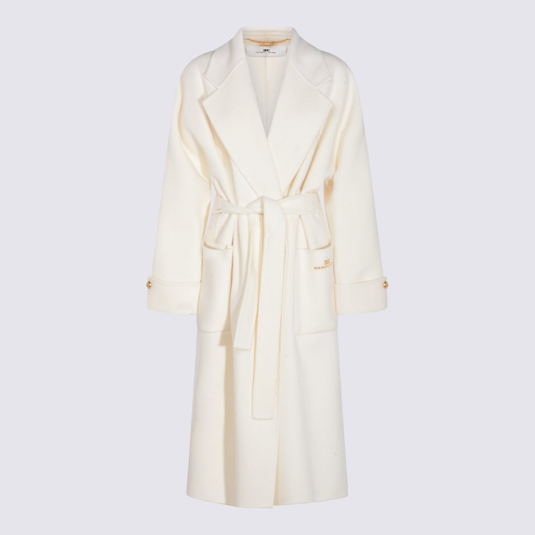Elisabetta Franchi Coats - MILK | d352cd03e06766aab1bd6831606b5e112d997521