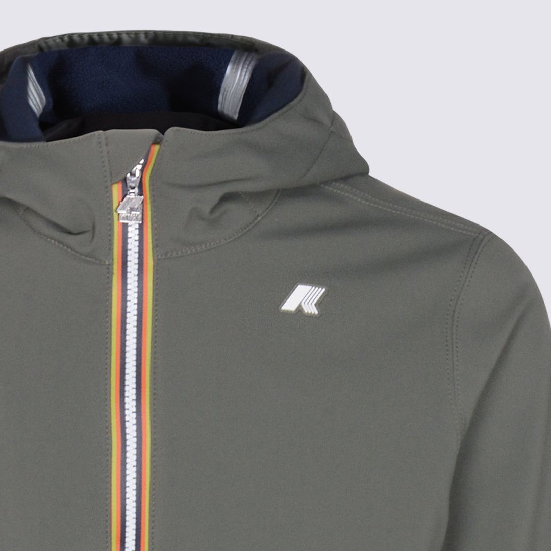 K-Way Jackets - GREEN BLACKISH-BLUE DEPTH | 6dcf8c123d58d4364cacba5b444458d4df87b72e