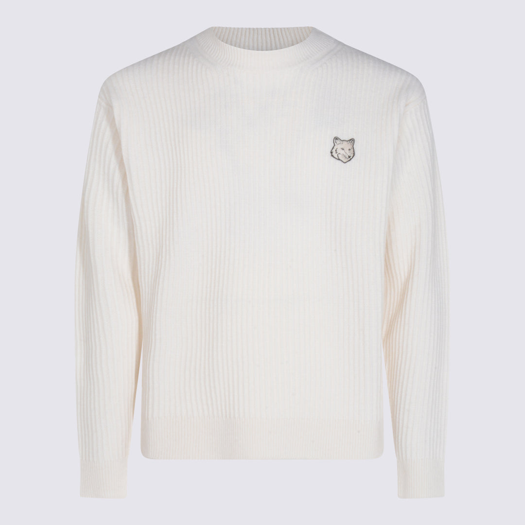 Maison Kitsune' Sweaters - Light and natural | da110a56f3190c1582e4deb374aa8a4ea09f85ea