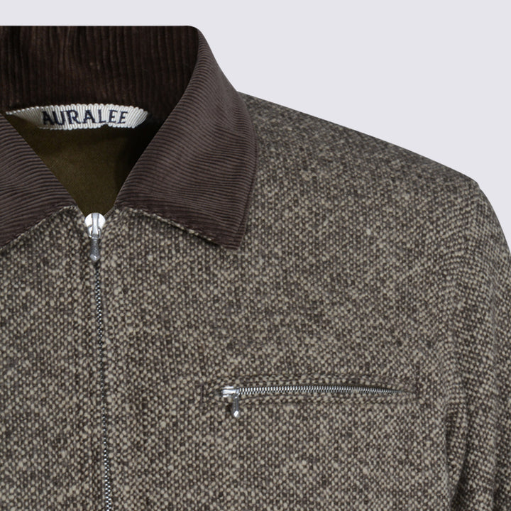 Auralee Jackets - Brown | b78c4d427734de8573fa8f611ef136388c2b3c73