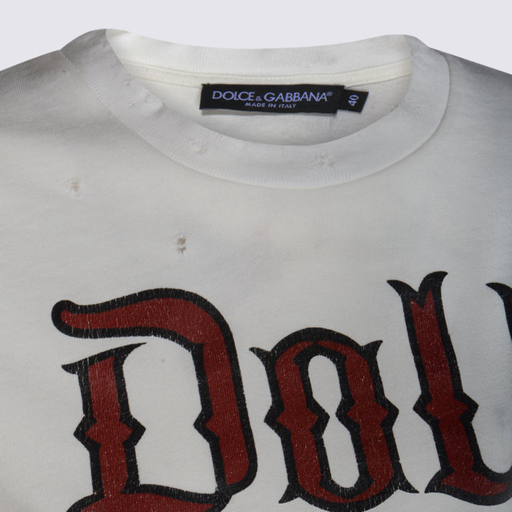 Dolce & Gabbana T-shirts and Polos - Light and natural | 3559729980b501cd14a03bcc1fff27f04c1bc532