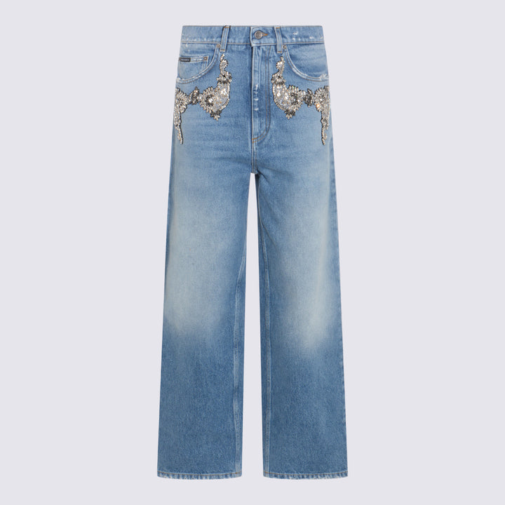 Dolce & Gabbana Jeans - Blue and green | b9b6ed84efd56683ab4f07af5ab96a4cfdc77ea4