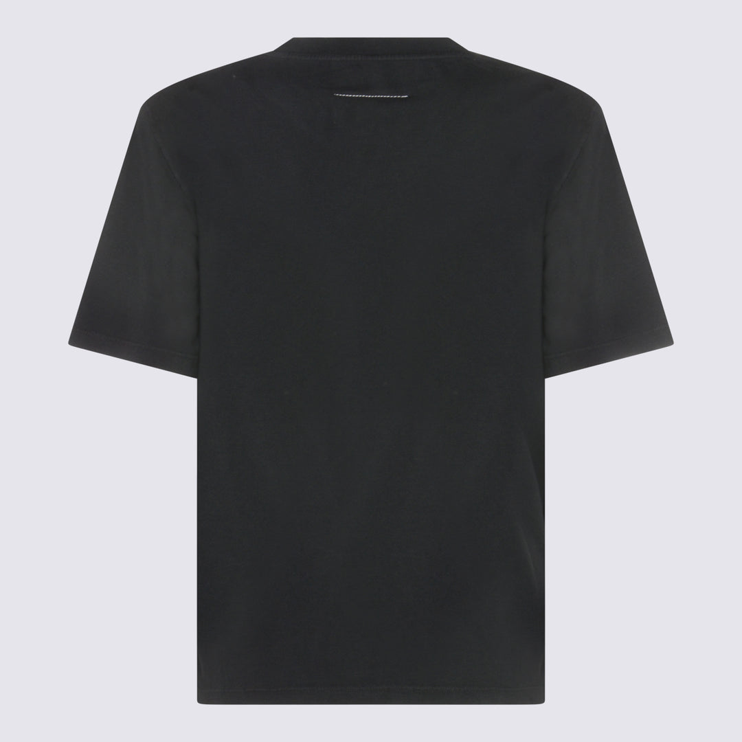 Mm6 Maison Margiela T-shirts and Polos - Blacks and greys | 2bcb10eab9001e41dcae3060972259dbb0ba17d0