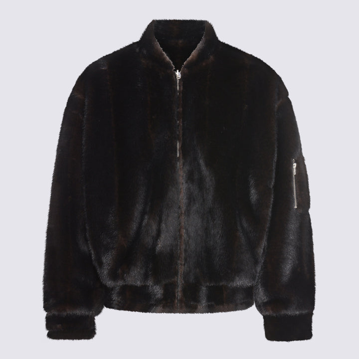 Mm6 Maison Margiela Jackets - BROWN/BLACK | 02438666ec1219d765ed1a7e866f63ab55392b26