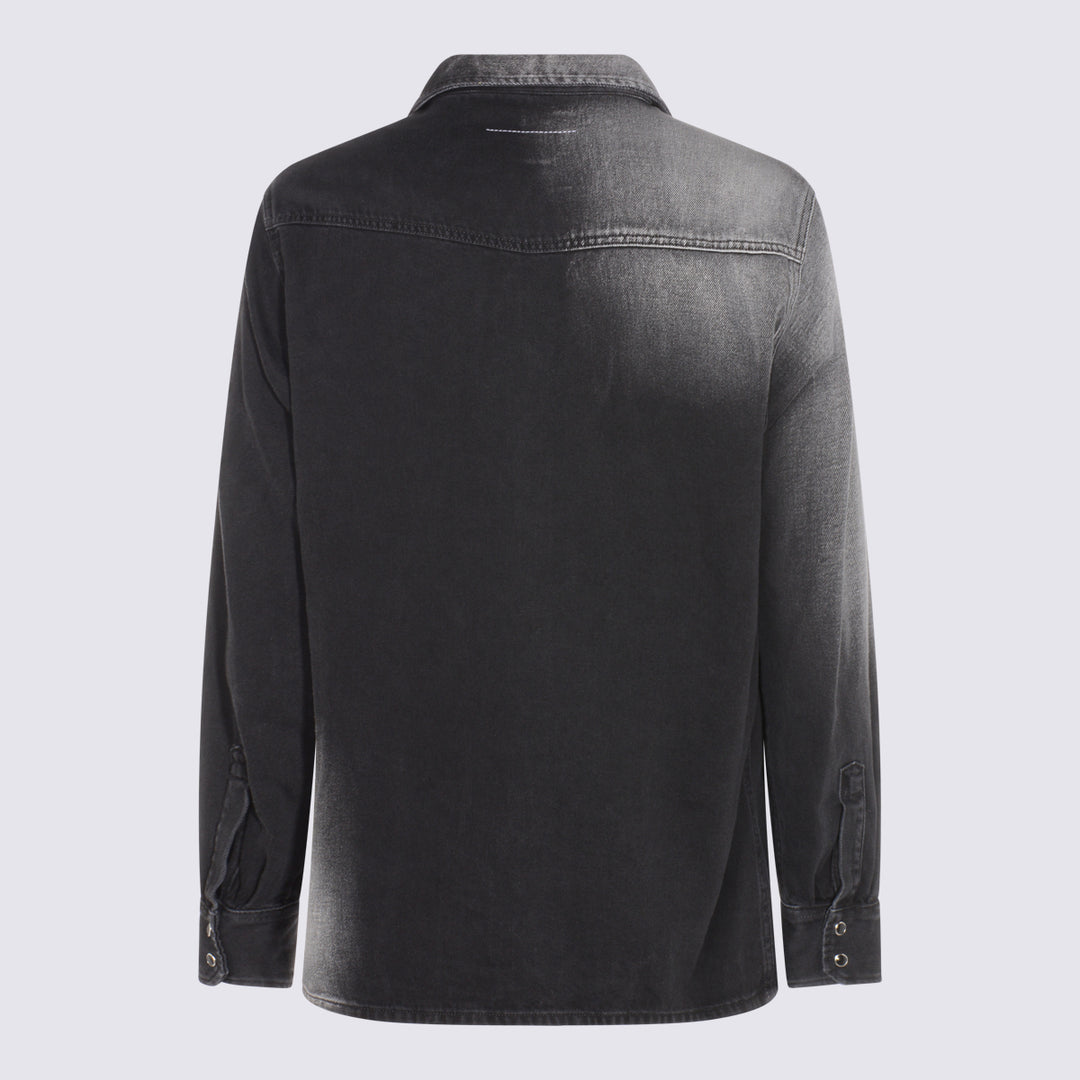 Mm6 Maison Margiela Shirts - Blacks and greys | 584b2c2d15c6e61e9c4c4a73ed798768063df132