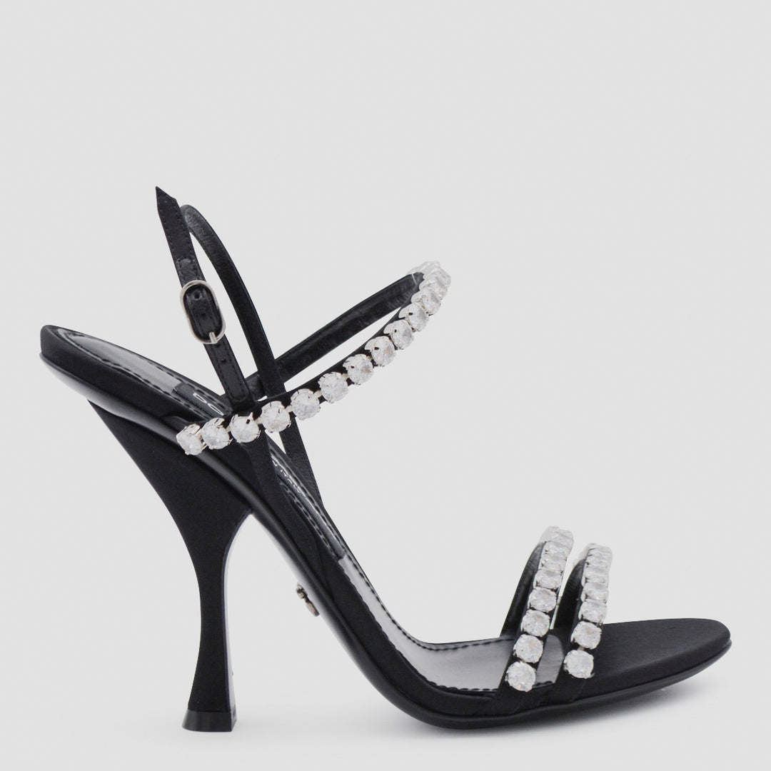 Dolce & Gabbana Sandals - NERO/CRYSTAL | 5dddadd02b8815ccda573aa4f508c88e29802adb