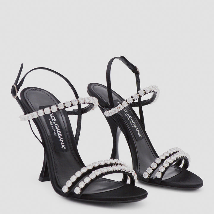 Dolce & Gabbana Sandals - NERO/CRYSTAL | 6cf57441e8513cb22b78c01b30ad55436f04e20c