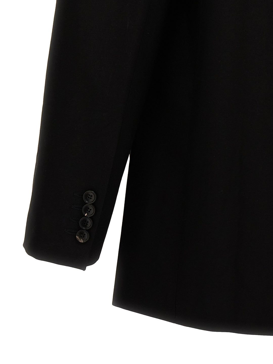 Pinched Logo Blazer And Suits Black