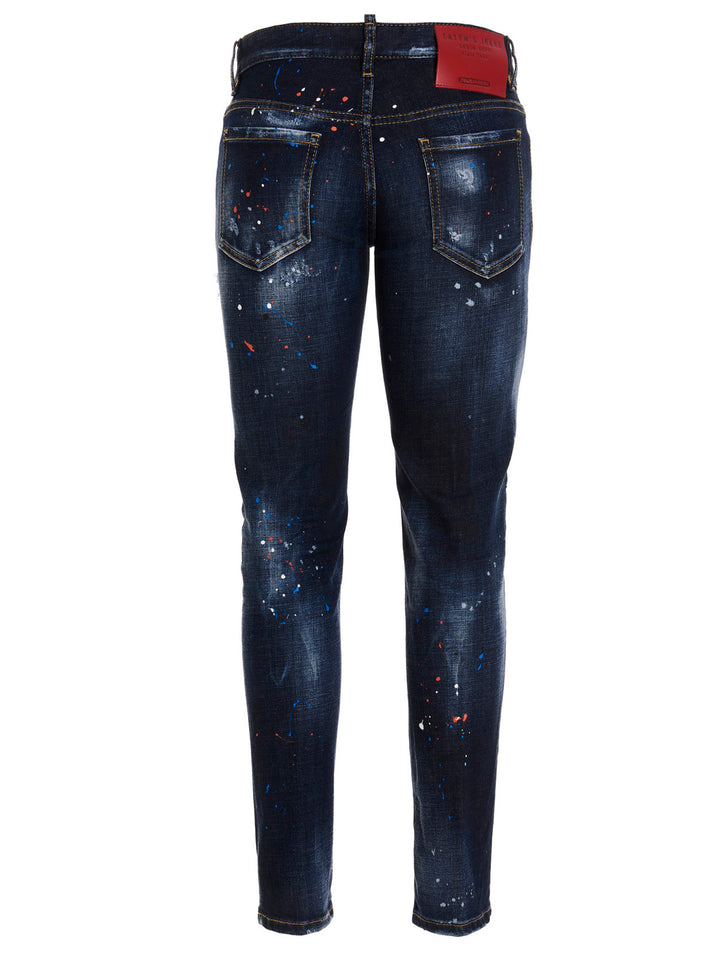 Jennifer Cropped Jeans Blue