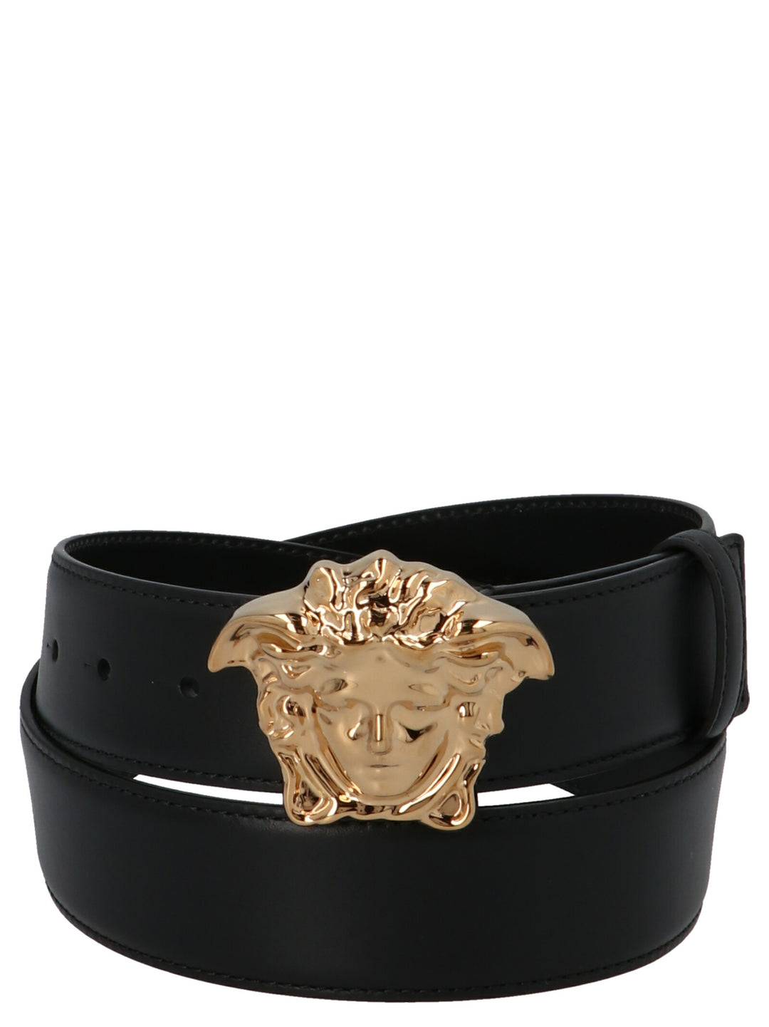 Versace Logo Buckle Belt Belts - Black | 667c8f688069b95a811562e1ec5a9d4a7b137c6d