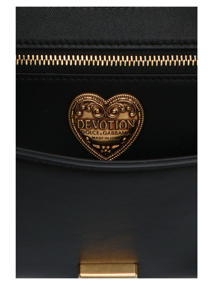 Dolce & Gabbana Devotion Bag Crossbody Bags - Black | 531dd14931e9f50ed31871240f372bd5b84b7d41