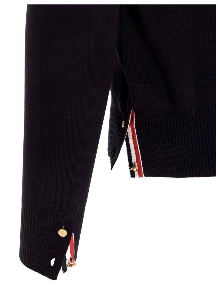 Thom Browne 4 Bar Sweaters and Cardigans - Blue | 82fe45a8e985f70d7129c0a8b8ee02bc93bb7b4f