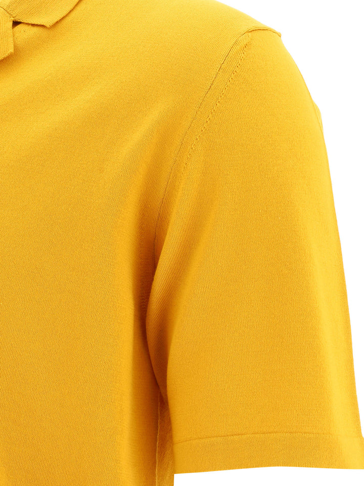 Open Polo Shirts Yellow