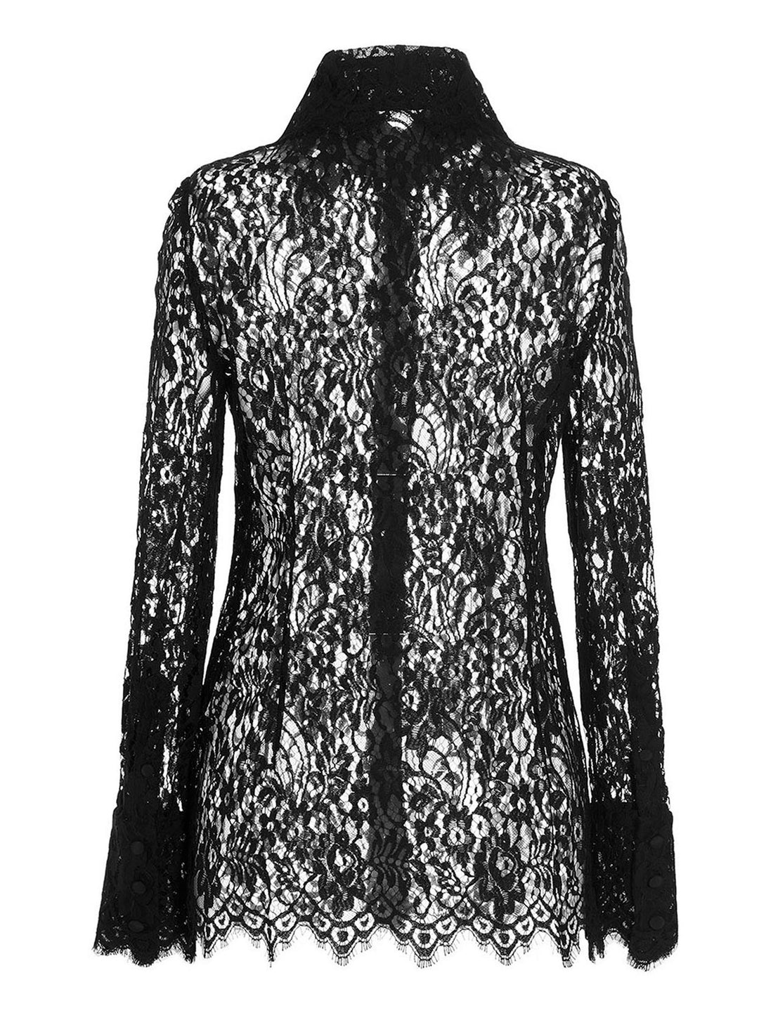 Dolce & Gabbana Lace Shirt Shirt and Blouse - Black | cca4a172673c1e6fc7557280389f2f39c1d9e1e3