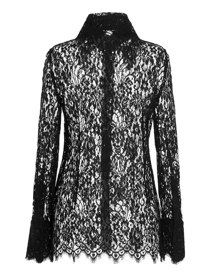Dolce & Gabbana Lace Shirt Shirt and Blouse - Black | cca4a172673c1e6fc7557280389f2f39c1d9e1e3